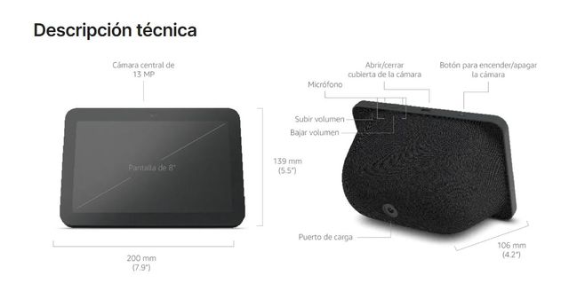 ◆PRECINTADO + REGALO◆  Alexa Echo Show 8 (3ª gen.)