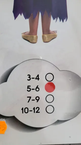 Disfraz Bruja Niña para niña de 5-6 años