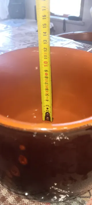 Set Pentole Terracotta + Terrina Marrone Arancio