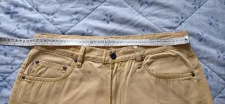 Pantaloni uomo Belfe cotone giallo taglia 46