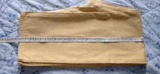 Pantaloni uomo Belfe cotone giallo taglia 46