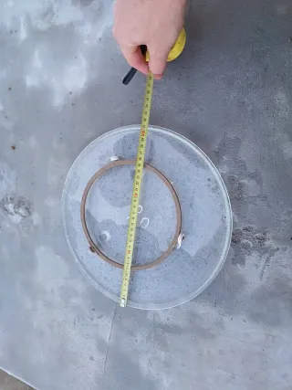 Plato giratorio microondas 31.5 cm