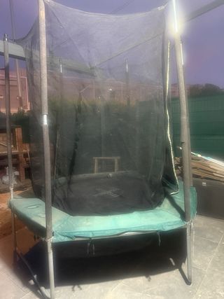 Cama elástica con red de seguridad  diámetro 240