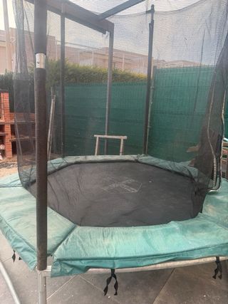 Cama elástica con red de seguridad  diámetro 240