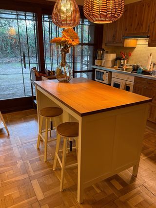 Taburetes Zara Home Madera y Metal Crudo