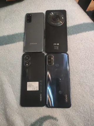 Lote 4 Móviles: Samsung S20, ZTE Axon 30, Oppo A54