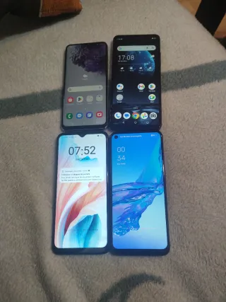Lote 4 Móviles: Samsung S20, ZTE Axon 30, Oppo A54