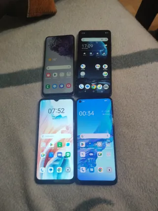 Lote 4 Móviles: Samsung S20, ZTE Axon 30, Oppo A54
