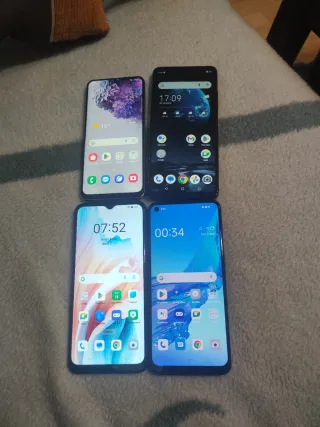 Lote 4 Móviles: Samsung S20, ZTE Axon 30, Oppo A54