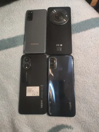Lote 4 Móviles: Samsung S20, ZTE Axon 30, Oppo A54