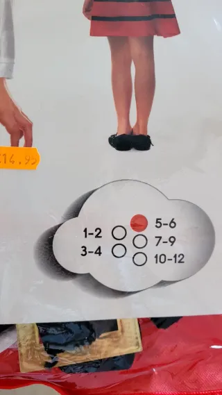 Disfraz Pastora Niña 5-6 Años