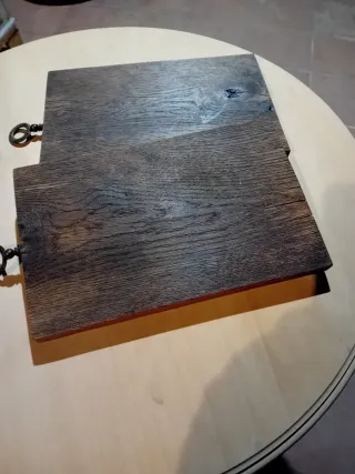 Coppia Taglieri Antichi Legno