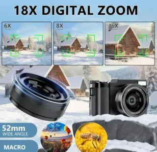 Cámara de Fotos Digital 5K Nueva