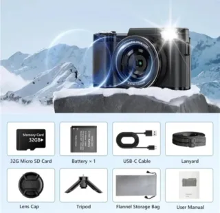 Cámara de Fotos Digital 5K Nueva