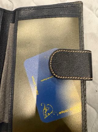 Cartera de piel Ubrique grande negra