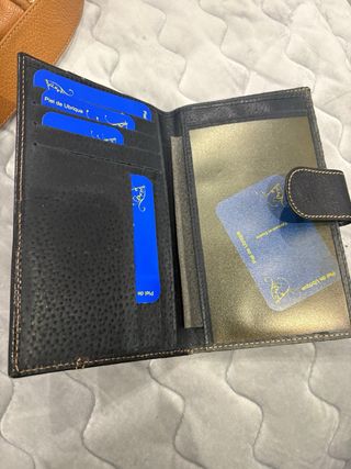 Cartera de piel Ubrique grande negra