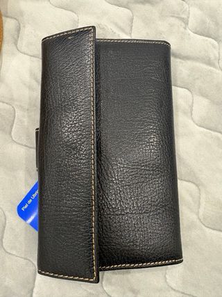 Cartera de piel Ubrique grande negra