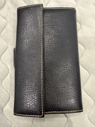 Cartera de piel Ubrique grande negra