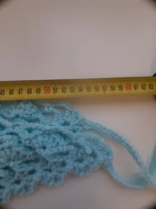 Toquilla bebé azul cielo 1-2 años