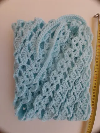 Toquilla bebé azul cielo 1-2 años