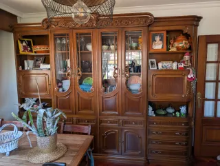 Mueble salón madera 3,50m x 2,40m