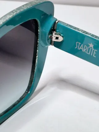 Gafas de sol Starlite verde agua con glitter