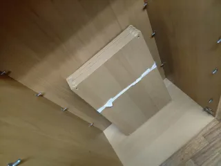 Armario de madera ideal como zapatero