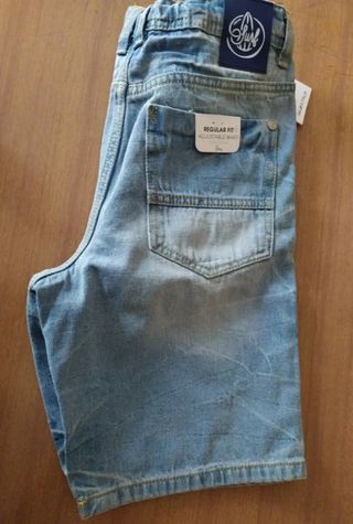 Pantaloncino nuovo jeans bimbo 9/10 anni