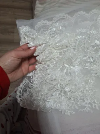 Velo de Novia Encaje Blanco