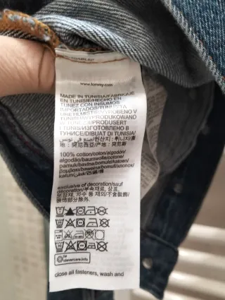 Giubbino Jeans Tommy Hilfiger Bambina 10 Anni