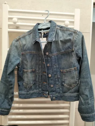 Giubbino Jeans Tommy Hilfiger Bambina 10 Anni