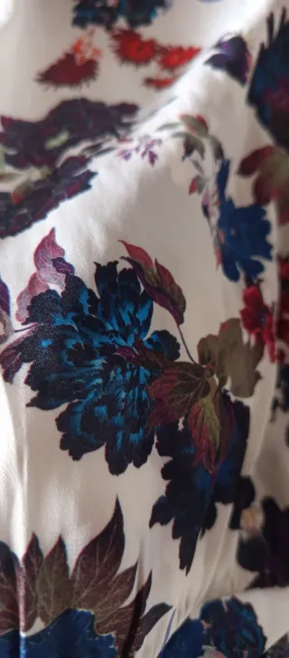 Body blusa estampado floral