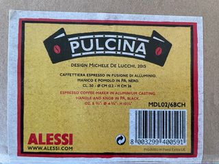 Caffettiera Alessi Pulcina 6 tazze