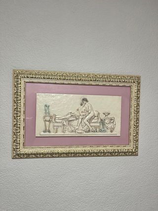 Conjunto  de 3 cuadros Decorativos, mujer Griega