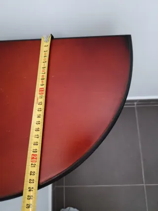 Estantería de rincón forja negra y marrón