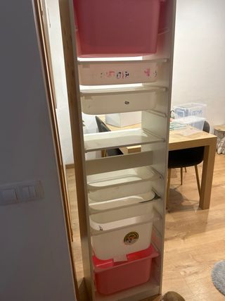 Cajonera organizadora Ikea rosa
