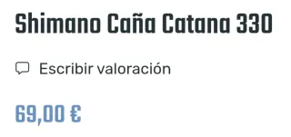 Caña de pescar SHIMANO CATANA BX 330MH