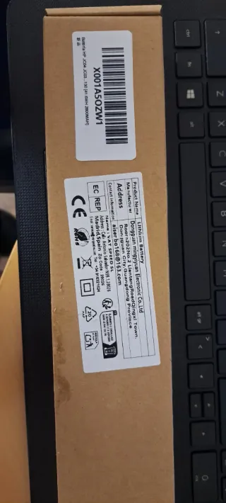 Ordenador HP Negro.  Como nuevo.