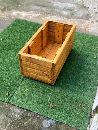 Fioriera in legno da esterno