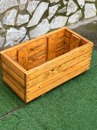 Fioriera in legno da esterno