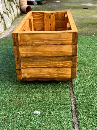 Fioriera in legno da esterno