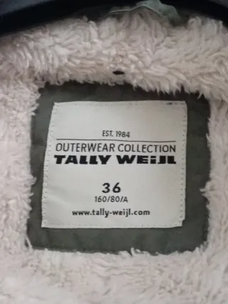 Giubbotto ragazza verde con cappuccio