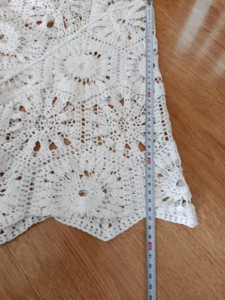 Vestido crochet  con etiqueta