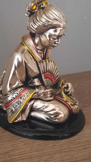 Statuetta geisha argento 925