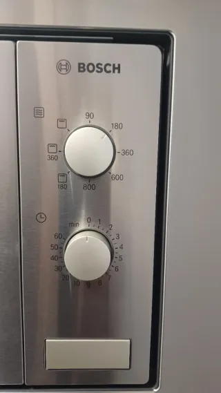 Microondas Bosch Acero Inoxidable Integrable.