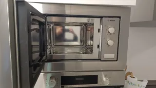 Microondas Bosch Acero Inoxidable Integrable.