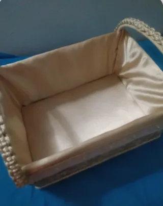Caja Decorativa Satén Handmade