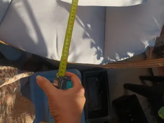 Sillón huevo colgante ratán y tela