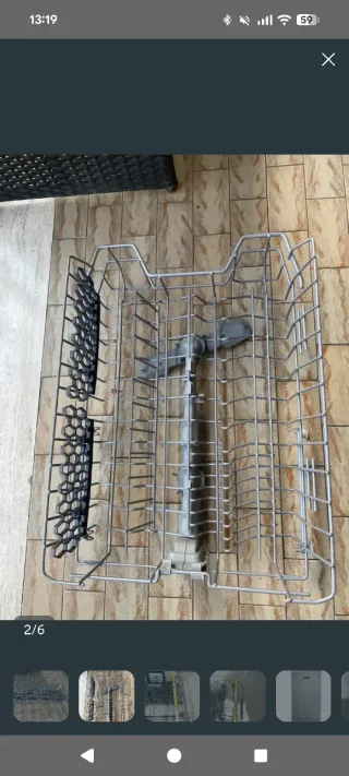 Bandeja superior lavavajillas Beko