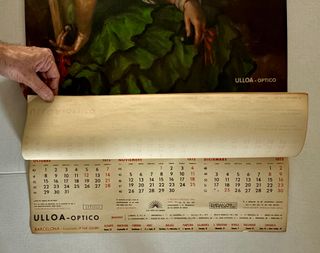 Calendario ULLOA-OPTICO 1973
